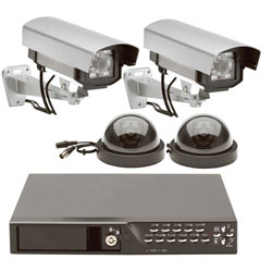 Friedland Cwk6 - Professional 4 Camera Wired Coloured CCTV Kit