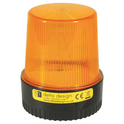 Delta Design 410022 Flashing Beacon (LT Xenon Series) 5W Amber 110VAC