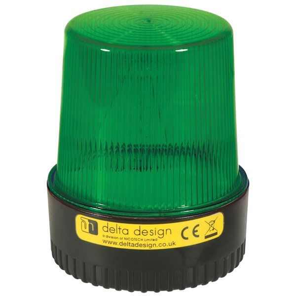 Delta Design 411025 Flashing Beacon (LT Xenon Series) 5W Green 12V ...