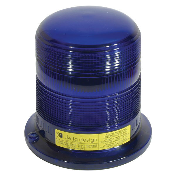 Delta Design 450004 Flashing Beacon (LB Xenon Series) 15W Blue 230V