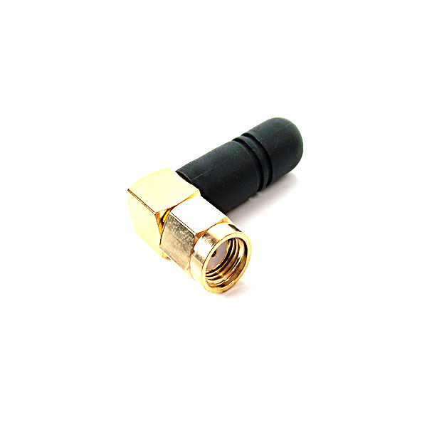  DELTA25/X/SMAM/RP/RA/35 2.4GHz 28mm Stubby Right Angle Antenna SMA Male