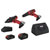 Sealey CP20VDDCOMBOEU 2 x SV20 Series Cordless Power EU Tool Kit 20V Euro Plug