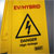 Sealey EV19 EV/Hybrid Floor Warning Signs - Pack of 2