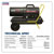 Sealey AB500DV Dual Voltage Kerosene/Diesel Space Warmer® Heater