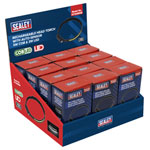 Sealey HT104RDB Rechargeable Head Torch with Auto-Sensor 5W COB &