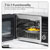 Baridi DH277 7-in-1 Air Fryer Microwave & Grill, 28L Capacity Black