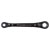 Sealey AK63923 Premier Black 4-in-1 Reversible Lock-On™ Ratchet Ring Spanner