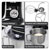Baridi DH173 1500W Stand Mixer with Accessories 6L - Black
