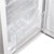 Baridi DH250 55cm Undercounter Freezer with Adjustable Thermostat 85L - White