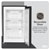 Baridi DH251 55cm Undercounter Freezer with Adjustable Thermostat, 85L - Black