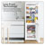 Baridi DH252 70/30 Low Frost Fridge Freezer 157L Capacity - White