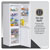 Baridi DH252 70/30 Low Frost Fridge Freezer 157L Capacity - White