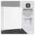 Baridi DH254 Mini Tabletop Fridge/Freezer, 31L Capacity - White
