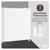 Baridi DH256 Tabletop Fridge with Ice Box, 46L Capacity - White