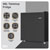 Baridi DH257 Tabletop Fridge with Ice Box, 46L Capacity - Black