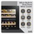 Baridi DH117 36 Bottle Wine Fridge & Cooler 60cm