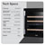 Baridi DH117 36 Bottle Wine Fridge & Cooler 60cm