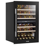 Baridi DH118 57 Bottle Dual Zone Wine Fridge & Cooler 60cm