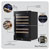 Baridi DH118 57 Bottle Dual Zone Wine Fridge & Cooler 60cm