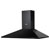 Baridi DH59 Cooker Hood, Chimney Style with Carbon Filters 90cm - Black