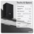 Baridi DH59 Cooker Hood, Chimney Style with Carbon Filters 90cm - Black