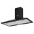 Baridi DH59 Cooker Hood, Chimney Style with Carbon Filters 90cm - Black