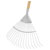 Sealey GTWH010 Premier Lawn Rake with Long Ash Handle & Stainless Steel Tines