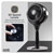 Baridi DH143 Pedestal Fan with Remote Control 10 - Black