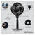 Baridi DH143 Pedestal Fan with Remote Control 10 - Black