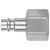 Sealey ACH70 High Flow Screwed Adaptor Female 1/2BSPT - Pack of 5