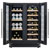 Baridi DH96 40 Bottle/120 Can Undercounter Dual Zone  Wine Fridge Cooler 60cm