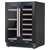 Baridi DH96 40 Bottle/120 Can Undercounter Dual Zone  Wine Fridge Cooler 60cm