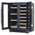 Baridi DH96 40 Bottle/120 Can Undercounter Dual Zone  Wine Fridge Cooler 60cm