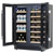 Baridi DH96 40 Bottle/120 Can Undercounter Dual Zone  Wine Fridge Cooler 60cm