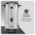 Baridi DH269 Hot Water Boiler/Tea Urn 10L Capacity, Stainless Steel