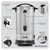 Baridi DH269 Hot Water Boiler/Tea Urn 10L Capacity, Stainless Steel