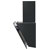 Baridi DH105 Angled Chimney Cooker Hood Touch Controls, Filter 60cm Black Glass