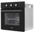Baridi DH110 Built-In 5-Function Fan Assisted Oven with Timer 600mm 55L Black