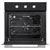 Baridi DH110 Built-In 5-Function Fan Assisted Oven with Timer 600mm 55L Black