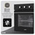 Baridi DH110 Built-In 5-Function Fan Assisted Oven with Timer 600mm 55L Black
