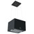 Baridi DH109 Square Island Cooker Hood 40cm - Black