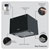 Baridi DH109 Square Island Cooker Hood 40cm - Black