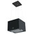 Baridi DH109 Square Island Cooker Hood 40cm - Black