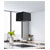 Baridi DH109 Square Island Cooker Hood 40cm - Black