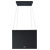 Baridi DH109 Square Island Cooker Hood 40cm - Black