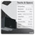 Baridi DH109 Square Island Cooker Hood 40cm - Black