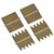 Sealey SR7074 Scutch Blades 25mm - Pack of 4