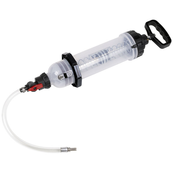 Sealey VS406 Spring Loaded Oil Refill Syringe 1.1L | Rapid Electronics