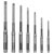 Sealey AHR3803 Adjustable Hand Reamer Set - 7pc