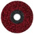 Sealey PTC/CW115R Polycarbide Abrasive Strip Disc 115 x 13 x 22mm - Red